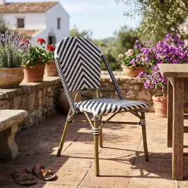 SILLA EXTERIOR BLYAN COLOR NEGRO