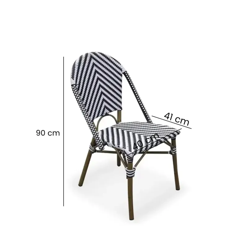 SILLA EXTERIOR BLYAN COLOR NEGRO