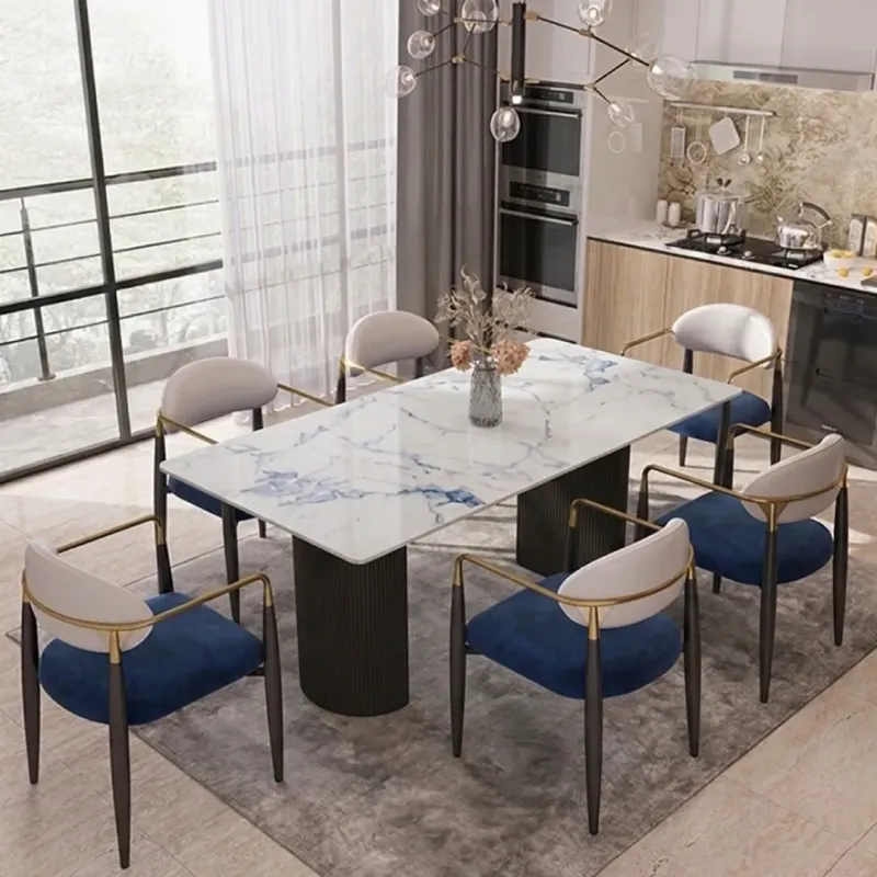 SILLA AITANA AZUL CON BLANCO