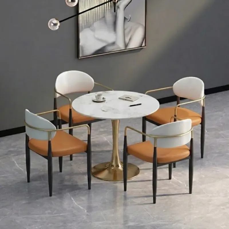 SILLA AITANA NARANJA CON BLANCO