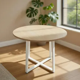 MESA REUNION REDONDA SAHARA 90CM