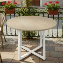 MESA REUNION REDONDA SAHARA 90CM