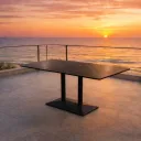 MESA RESTAURANT MATHIUS PRO COLOR NEGRO