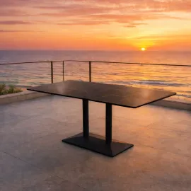 MESA RESTAURANT MATHIUS PRO COLOR NEGRO