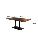 MESA RESTAURANT MATHIUS PRO COLOR NEGRO