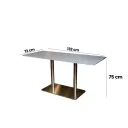 MESA RESTAURANT MATHIUS PRO COLOR GRIS