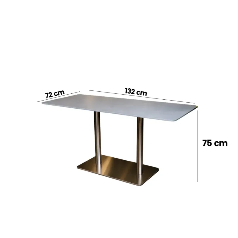 MESA RESTAURANT MATHIUS PRO COLOR GRIS