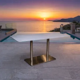 MESA RESTAURANT MATHIUS PRO COLOR GRIS