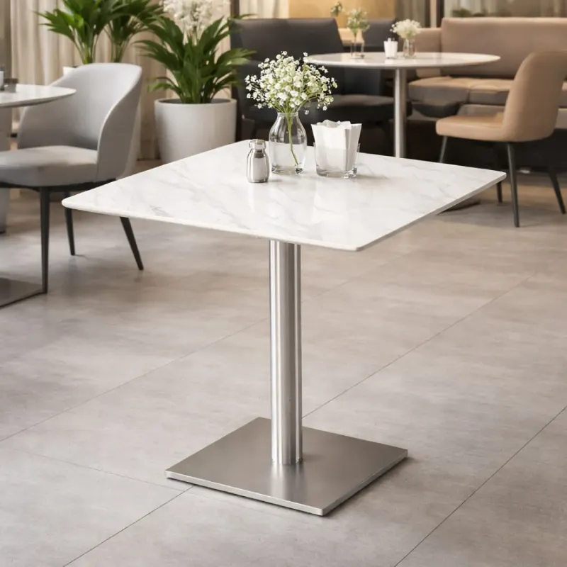 MESA RESTAURANT MATHIUS COLOR BLANCO