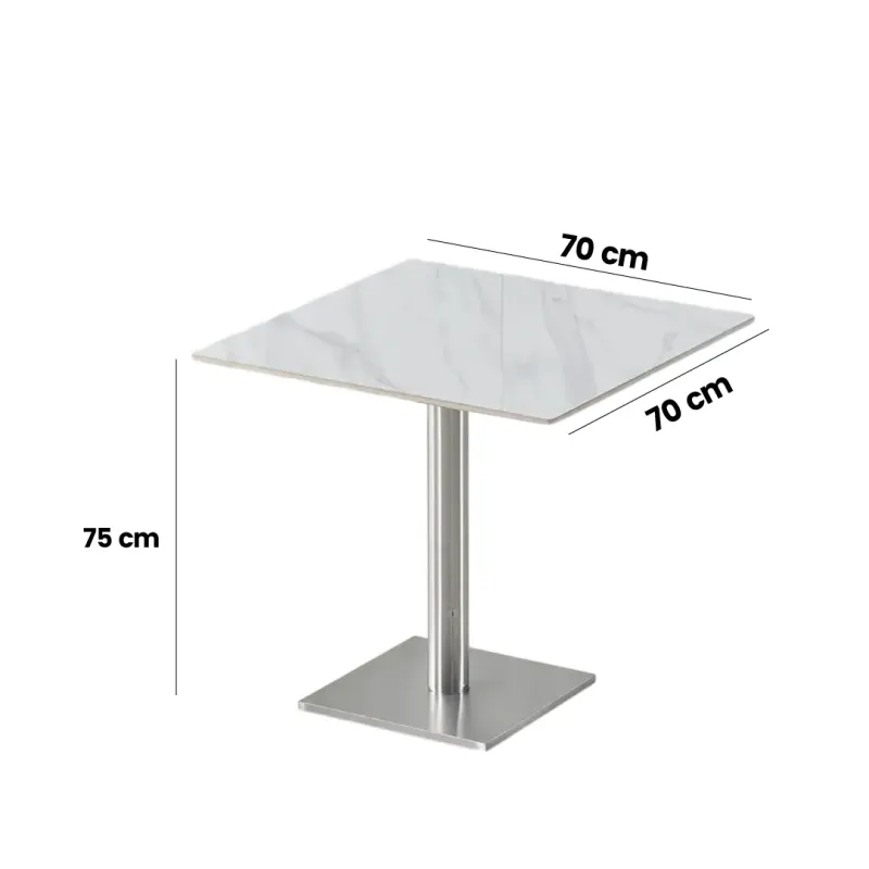 MESA RESTAURANT MATHIUS COLOR BLANCO