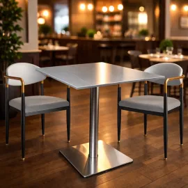 MESA RESTAURANT MATHIUS COLOR GRIS 2