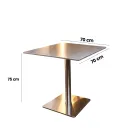 MESA RESTAURANT MATHIUS COLOR GRIS