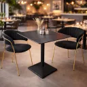 MESA RESTAURANT MATHIUS COLOR NEGRO