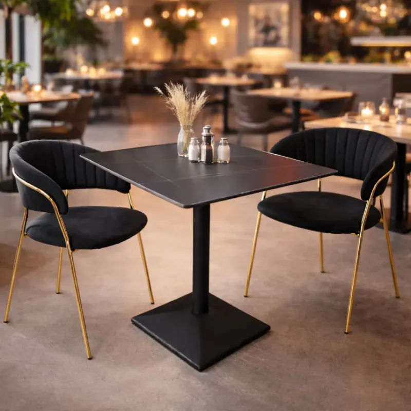 MESA RESTAURANT MATHIUS COLOR NEGRO