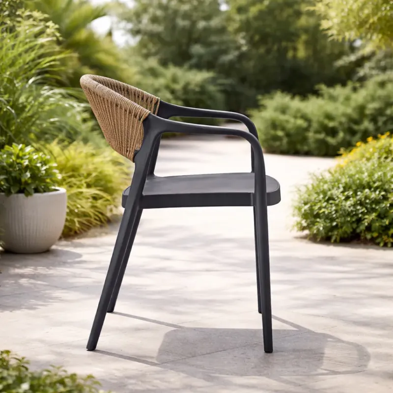 SILLA FIJA YULIET COLOR  NEGRO