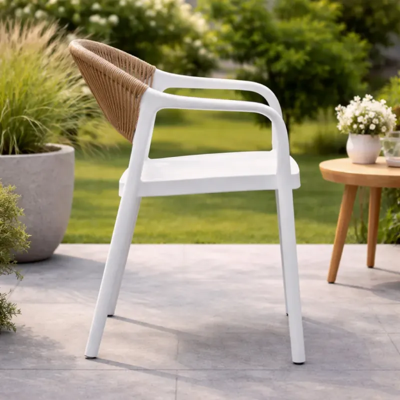 SILLA FIJA YULIET COLOR BLANCA