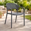 SILLA FIJA YULIET COLOR  GRIS