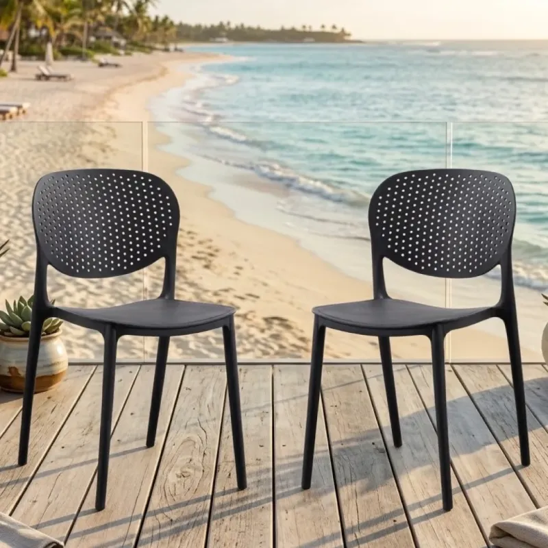 SILLA VISITA DASHA COLOR NEGRA