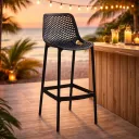 SILLA BAR JOSELYN COLOR NEGRA