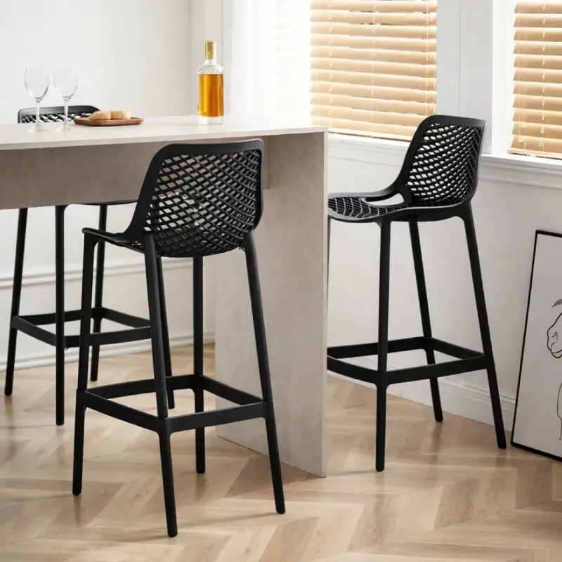 SILLA BAR JOSELYN COLOR NEGRA