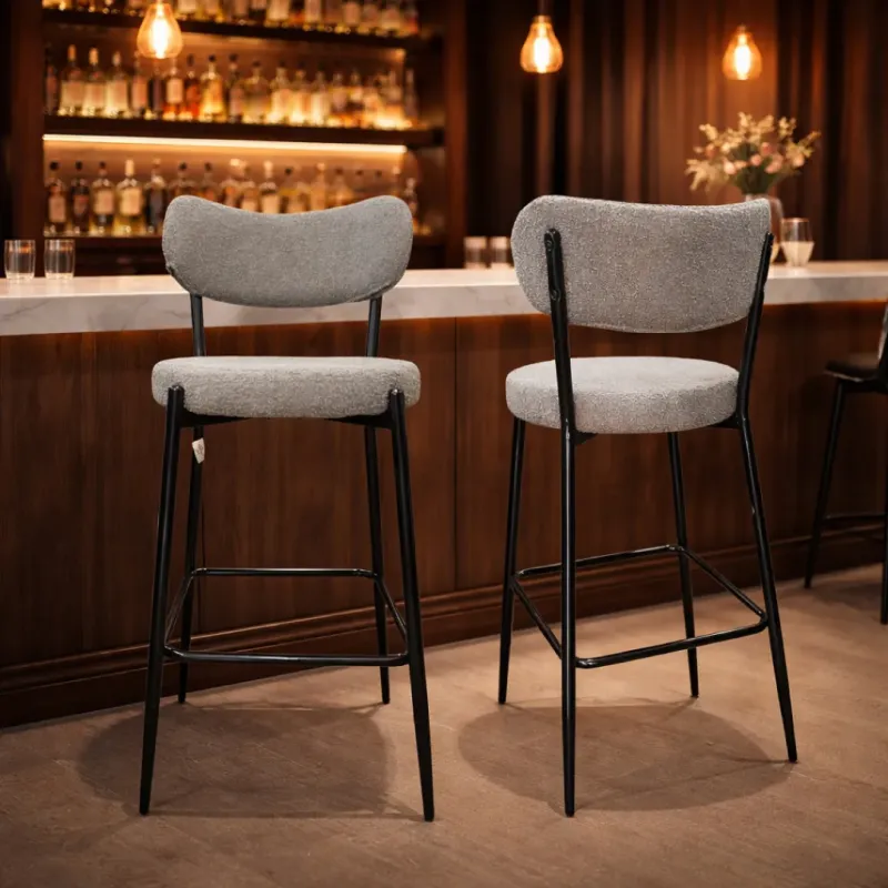 SILLA BAR JENNY COLOR GRIS