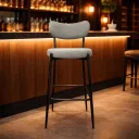 SILLA BAR JENNY COLOR GRIS