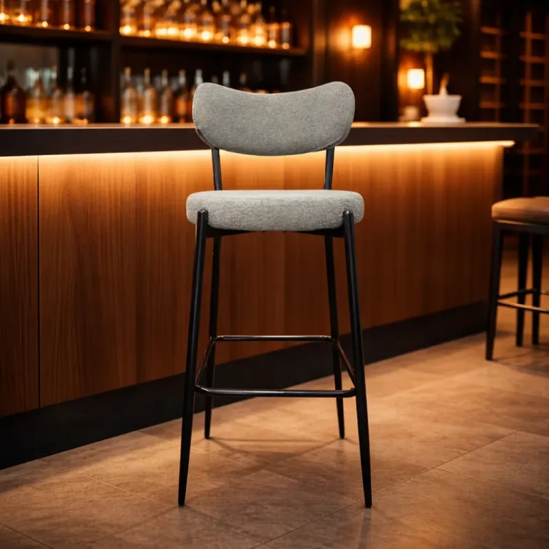 SILLA BAR JENNY COLOR GRIS