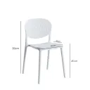 SILLA VISITA DASHA COLOR BLANCA