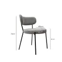 SILLA FIJA JENNY COLOR GRIS