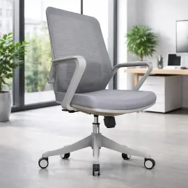 SILLA OFICINA KEB COLOR GRIS