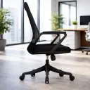 SILLA OFICINA KEB COLOR NEGRO