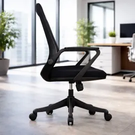 SILLA OFICINA KEB COLOR NEGRO