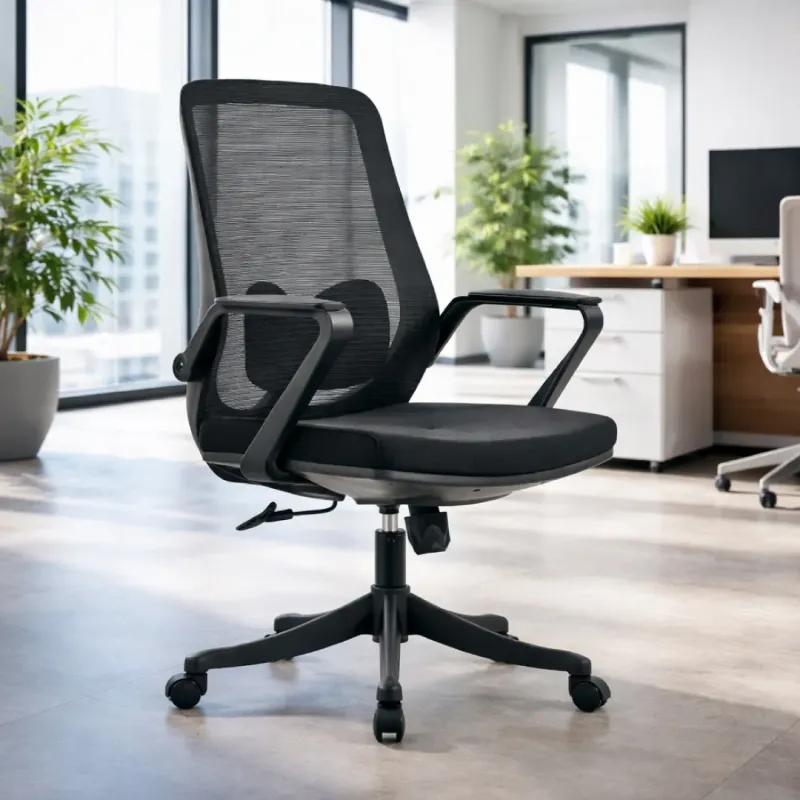 SILLA OFICINA KEB COLOR NEGRO