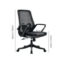 SILLA OFICINA KEB COLOR NEGRO