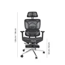 SILLA OFICINA MOISES COLOR NEGRO