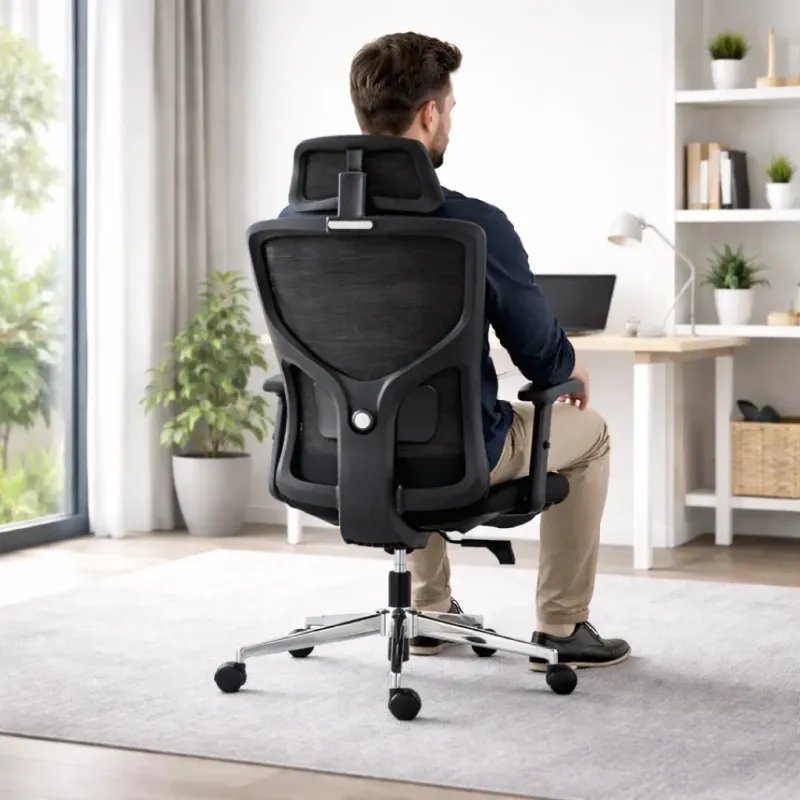 SILLA OFICINA PETER COLOR NEGRO