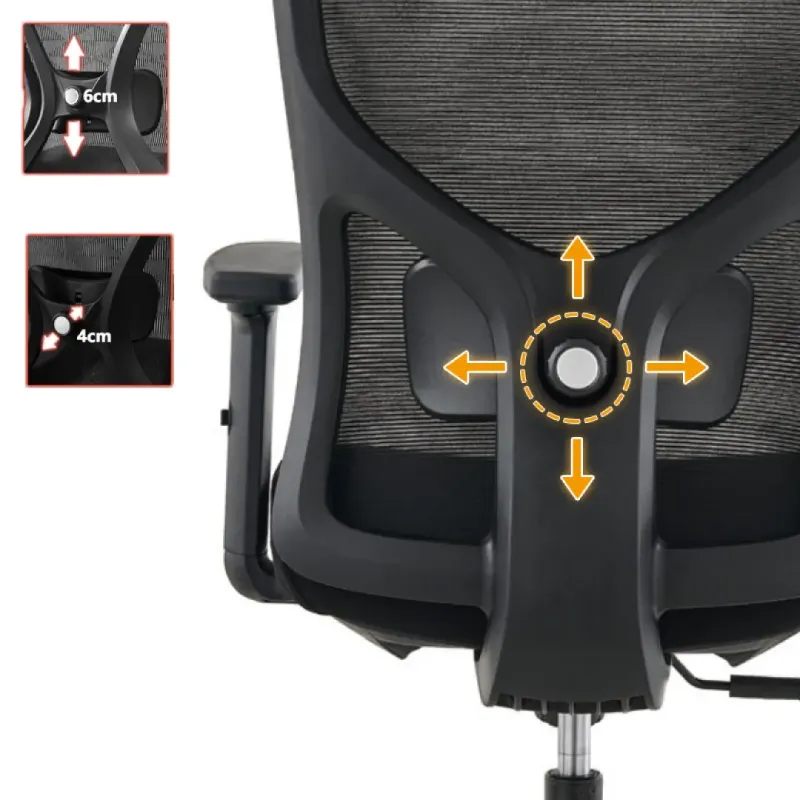 SILLA OFICINA PETER COLOR NEGRO