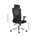 SILLA OFICINA PETER COLOR NEGRO