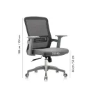 SILLA OFICINA DAHIAN COLOR GRIS