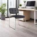 SILLA VISITA MUHA COLOR NEGRO