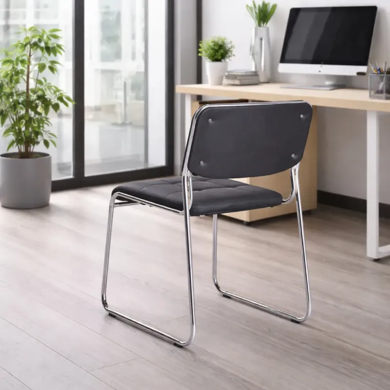 SILLA VISITA MUHA COLOR NEGRO