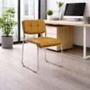 SILLA VISITA MUHA COLOR BEIGE