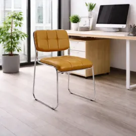 SILLA VISITA MUHA COLOR BEIGE