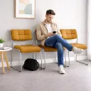 SILLA VISITA MUHA COLOR BEIGE