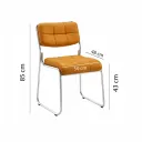 SILLA VISITA MUHA COLOR BEIGE