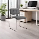 SILLA VISITA MUHA COLOR GRIS