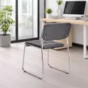 SILLA VISITA MUHA COLOR GRIS