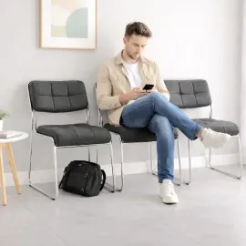 SILLA VISITA MUHA COLOR GRIS 2