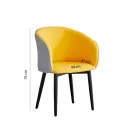 SILLA MARSELLA EN COLOR AMARILLA