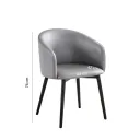 SILLA MARSELLA EN COLOR  GRIS